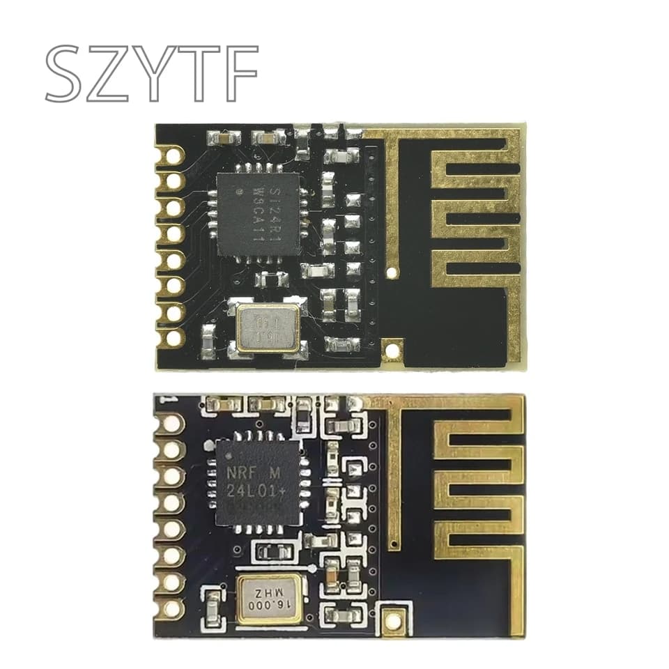 Modulo ricetrasmettitore RF wireless Mini SI24R1 2.4G per Arduino, bassa potenza, interfaccia SPI, compatibile con NRF24L01