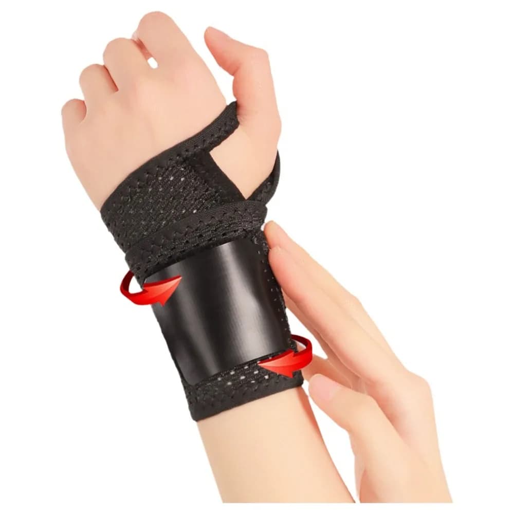 Nuovo Supporto Traspirante per Polso, Fascia Elastica Pressurizzata, Protezione Regolabile per Polso e Tendini
