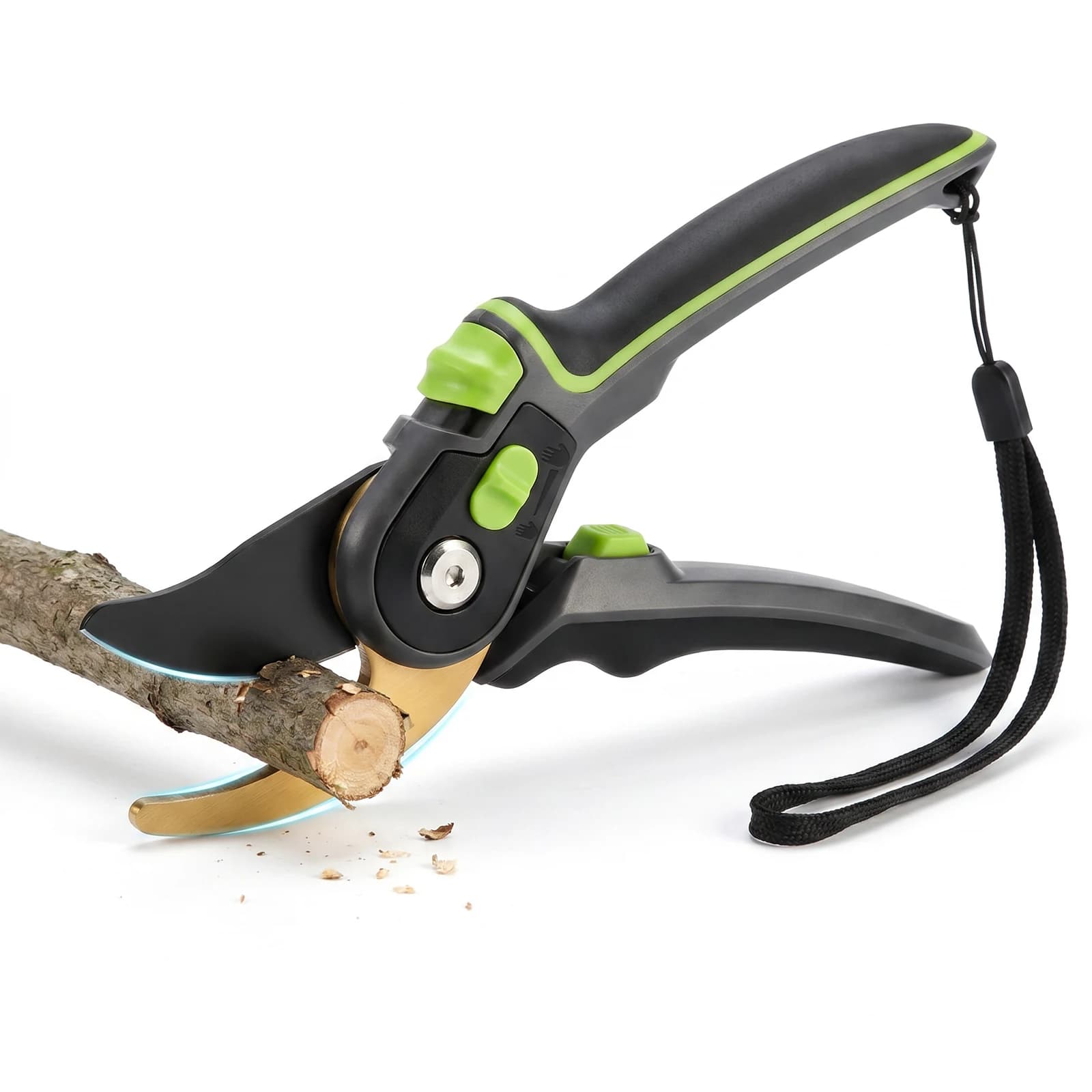 Forbici da Potatura Ergonomiche in Acciaio SK5, Cesoie Professionali per Giardinaggio, per Rami, Arbusti e Rose