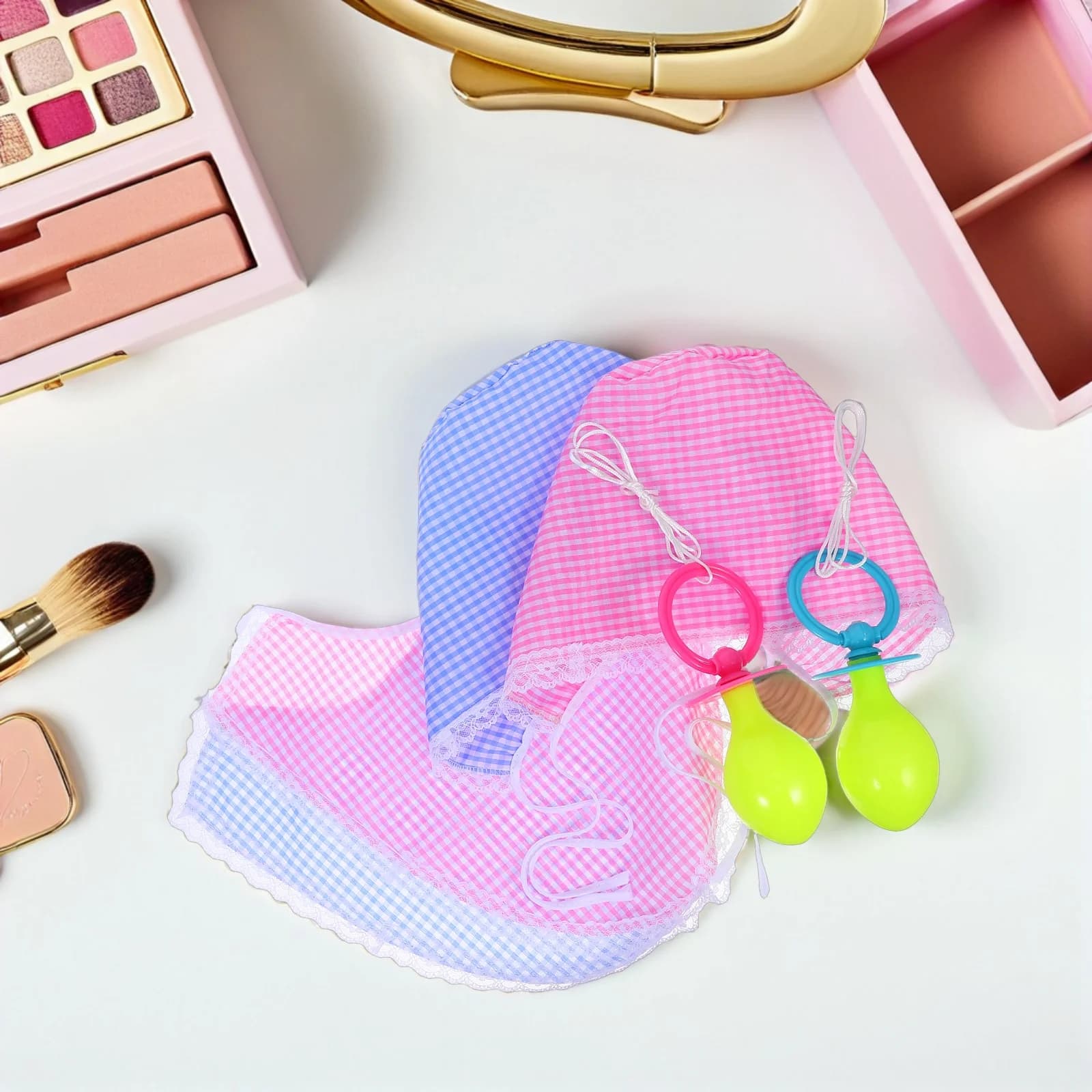 2 set di vestiti per bambini bavaglini costume per adulti vestito operato ciuccio cappello set pratico materiale affidabile durata design facile da usare