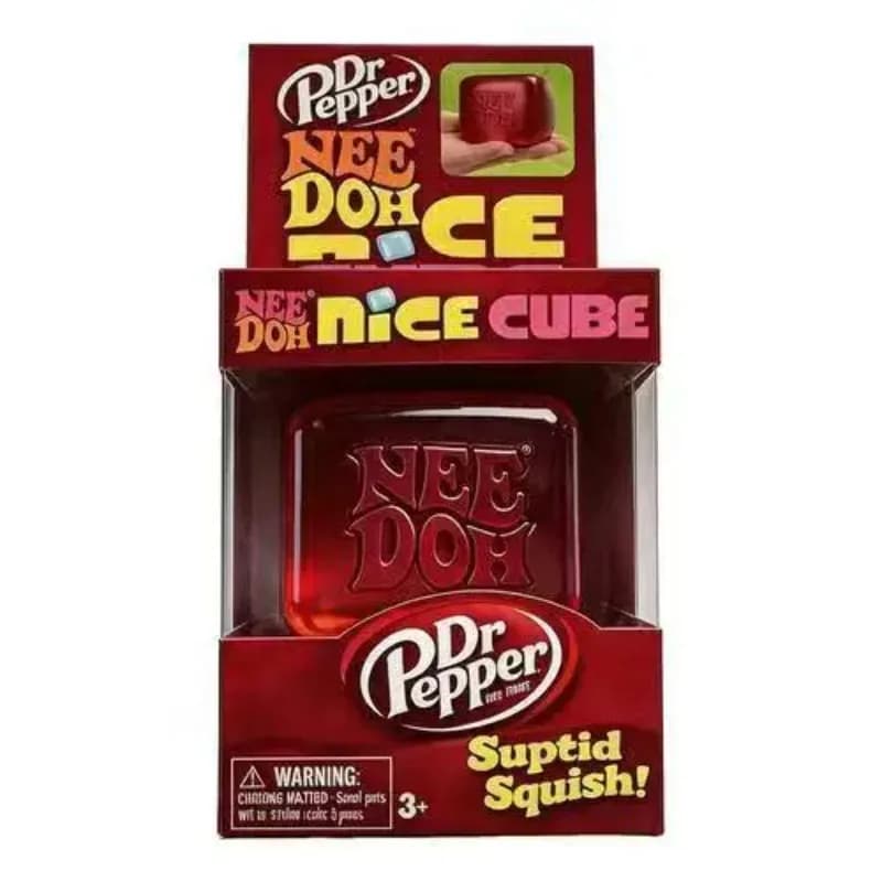 Squishy Nee Doh Nice Cube, Giocattolo Antistress Portatile Sensoriale, Ottimo per Bambini e Adulti con ADHD