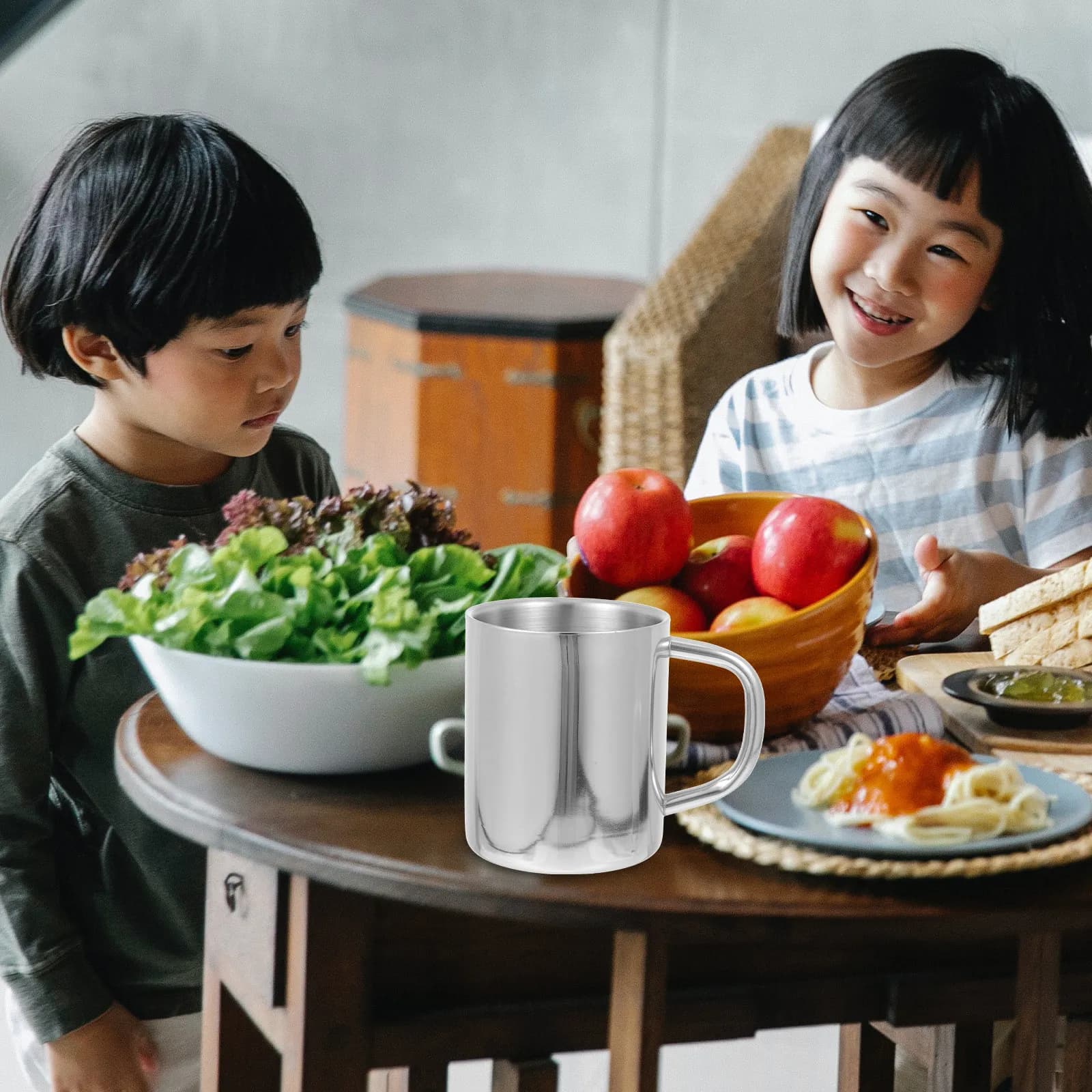 2 tazze per acqua in acciaio inossidabile, tazza isolata per campeggio all'aperto, contenitore per birra a doppio strato, contenitore per birra resistente al calore, utensili da cucina