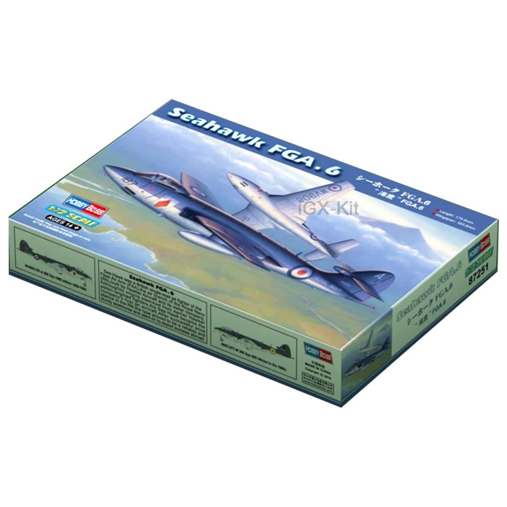 HobbyBoss 87251 Scala 1/72 Britannico Seahawk FGA6 FGA.6 Aereo da caccia Aereo Hobby Mestiere Giocattolo Kit di Costruzione di Modello in Plastica