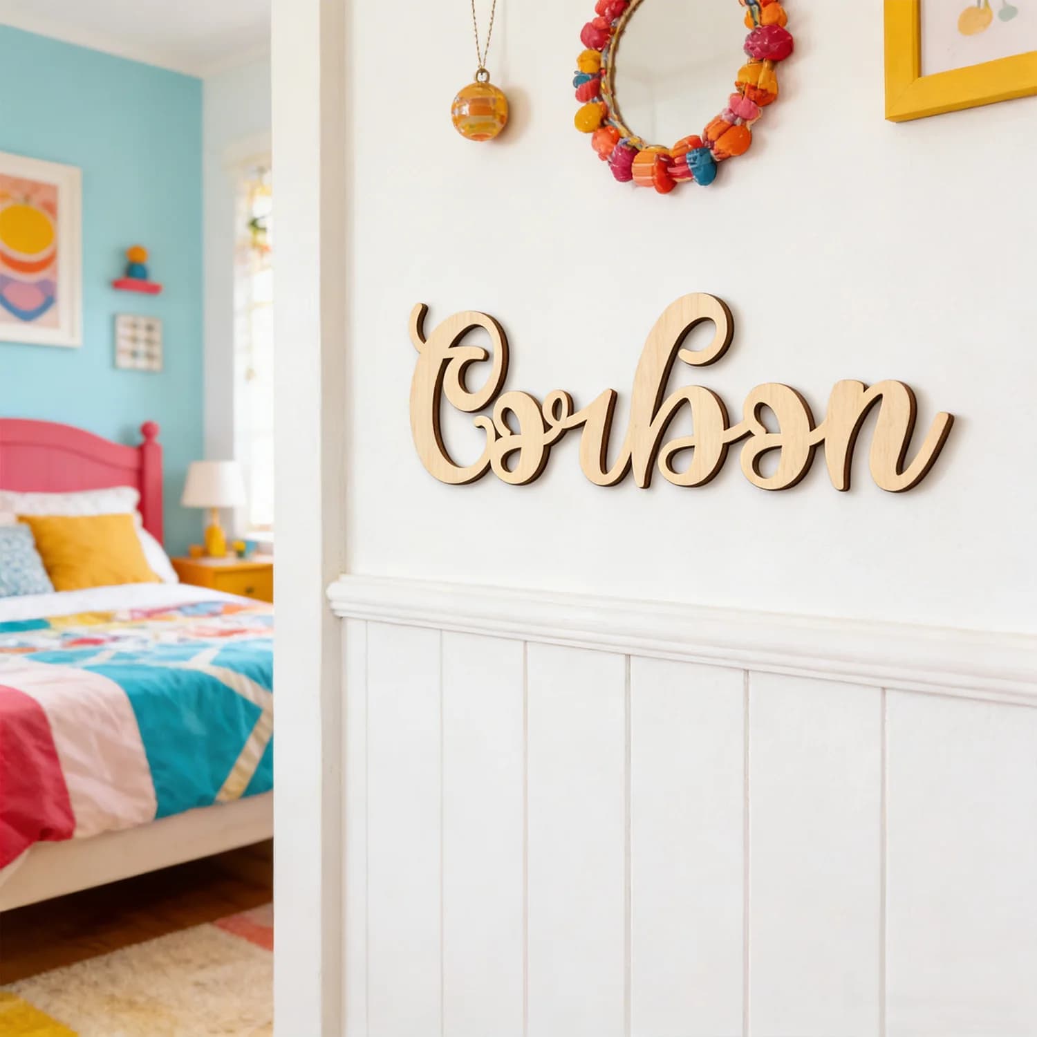 1 targhetta identificativa personalizzata, contenuto personalizzabile, decorazione per la casa, cartello per porta, regali per le vacanze