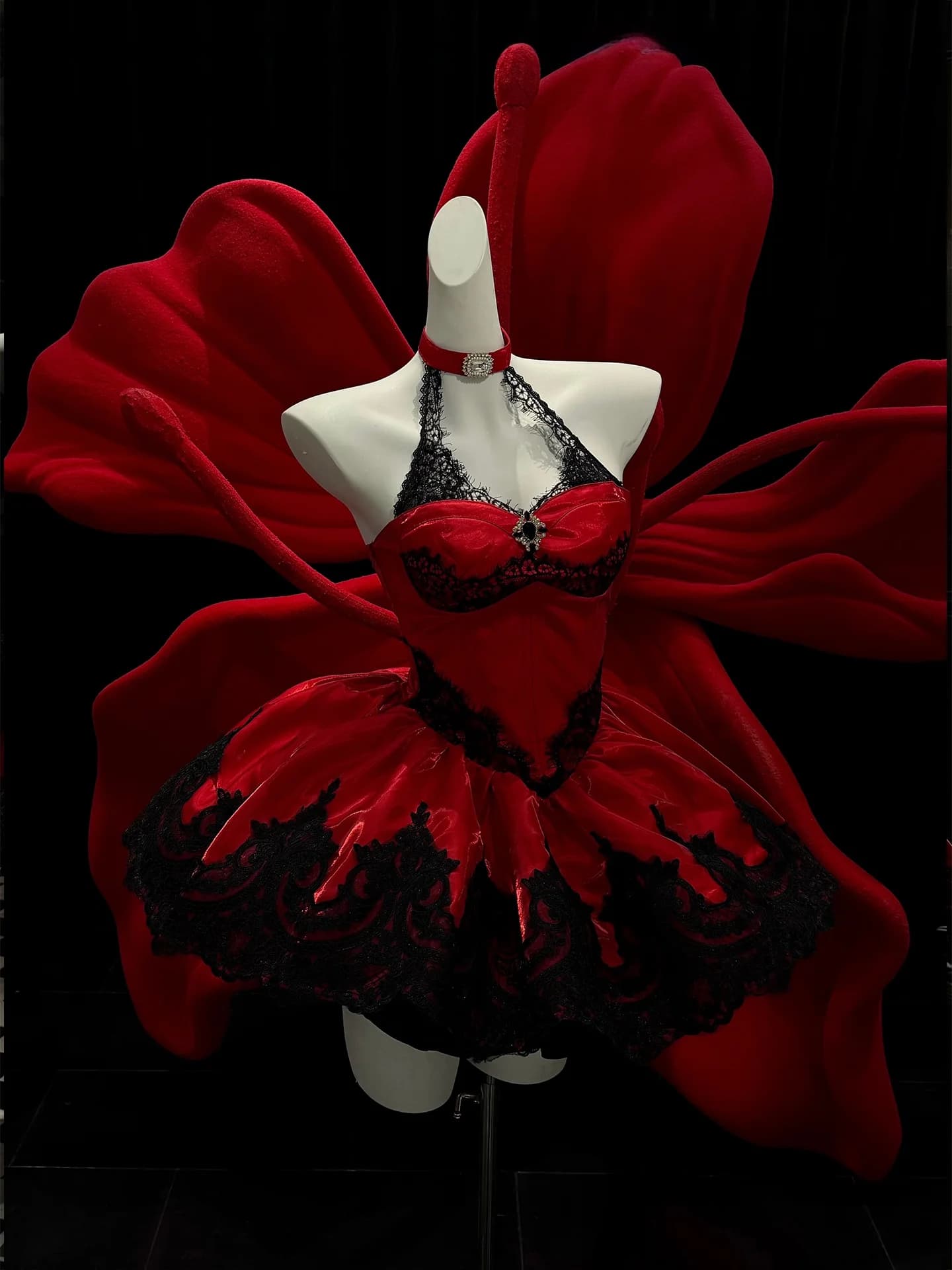 Sexy Full Price Birthday Lace Red Fashionable Adult Ceremony Dress Short Ballet Style Elegant Evening Gown for Women