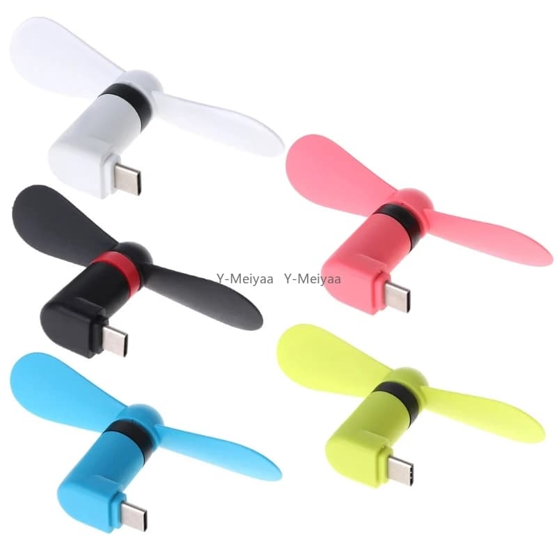 Nuovo Mini Ventilatore Micro USB Portatile 5v 1w Telefono Mobile USB Gadget Ventole Tester Per Tipo-C Tipo C USB-C Ventola Del Telefono Mobile