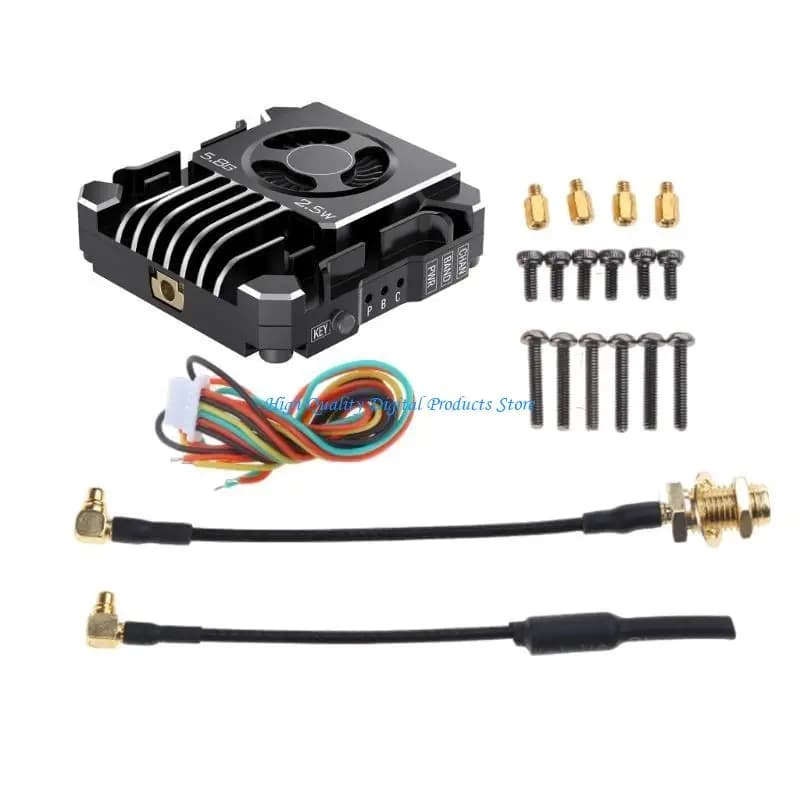 U2JE 5.8G 2.5W stable connection for transmission images with power supplies and cable screws Strong signal set