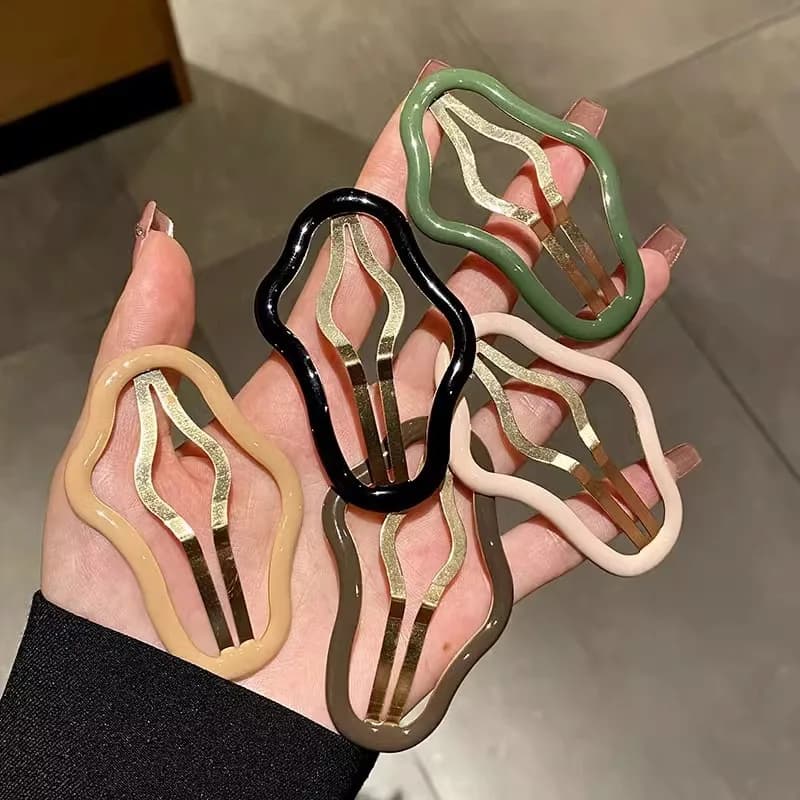 3/5 Pezzi Graziose Mollette per Capelli in Metallo, Fermagli Laterali per Ragazze, Donne, Bambini, Accessori per Capelli Vintage, Ornamenti per la Testa