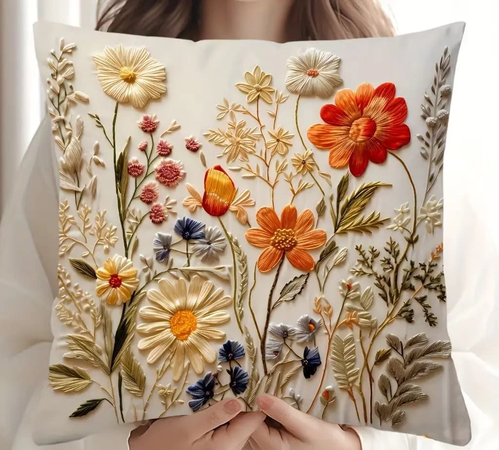 Fodere per cuscini con pittura floreale Fodere per cuscini fronte-retro Cerniera quadrata Soggiorno Divano Decorazioni per festival Interni ed esterni