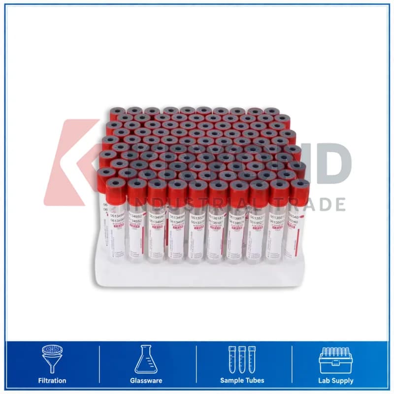 10ml Vacuum Blood Collection Tube PRP PRF CGF Separation Centrifuge Tube Glass PET Sterile Laboratory Consumable 10pcs Pack Set