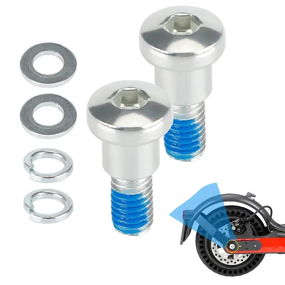 2 Pz/pacco Scooter Elettrico Ruota Posteriore Bullone Fisso Viti In Metallo Per-Xiaomi Per M365/Pro 21.7X11.7mm Scooter Parte Accessori Duro