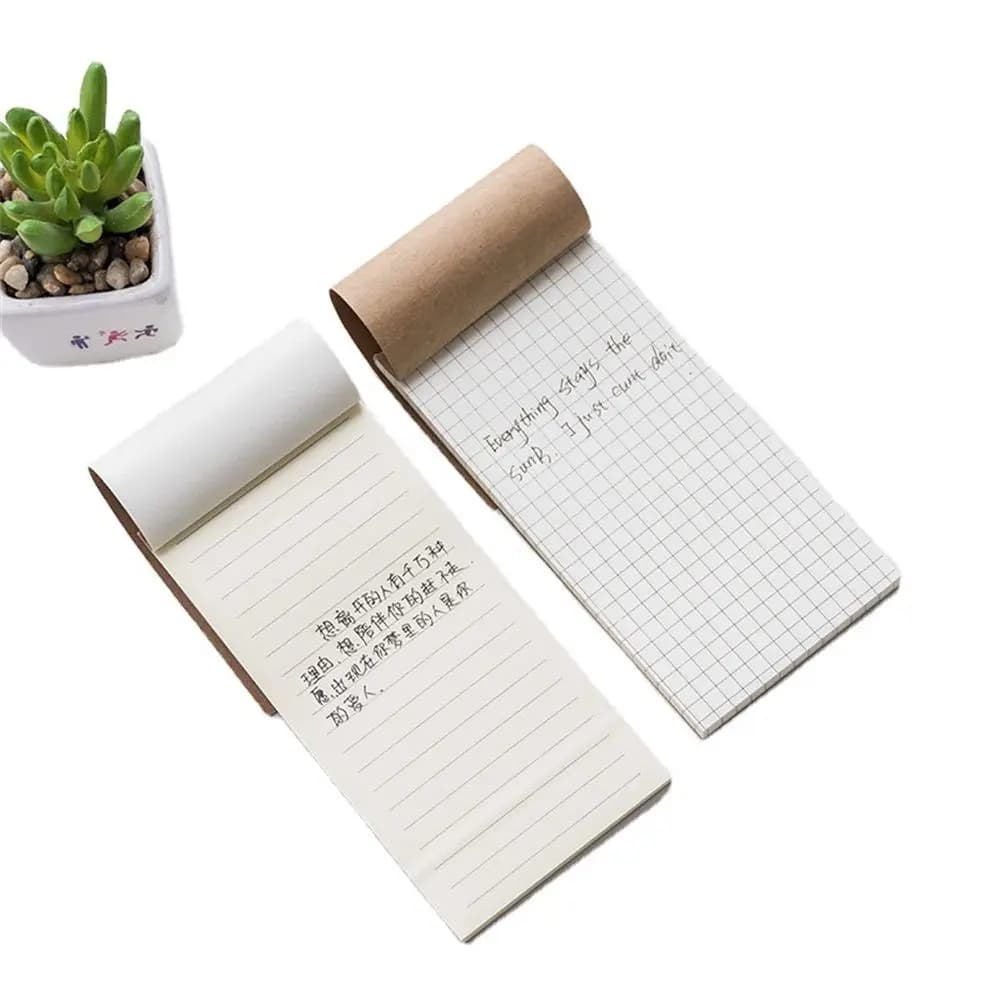 Agenda minimalista di cancelleria Lista delle cose da fare Notebook Memo Pad Blocco note Carta Kraft