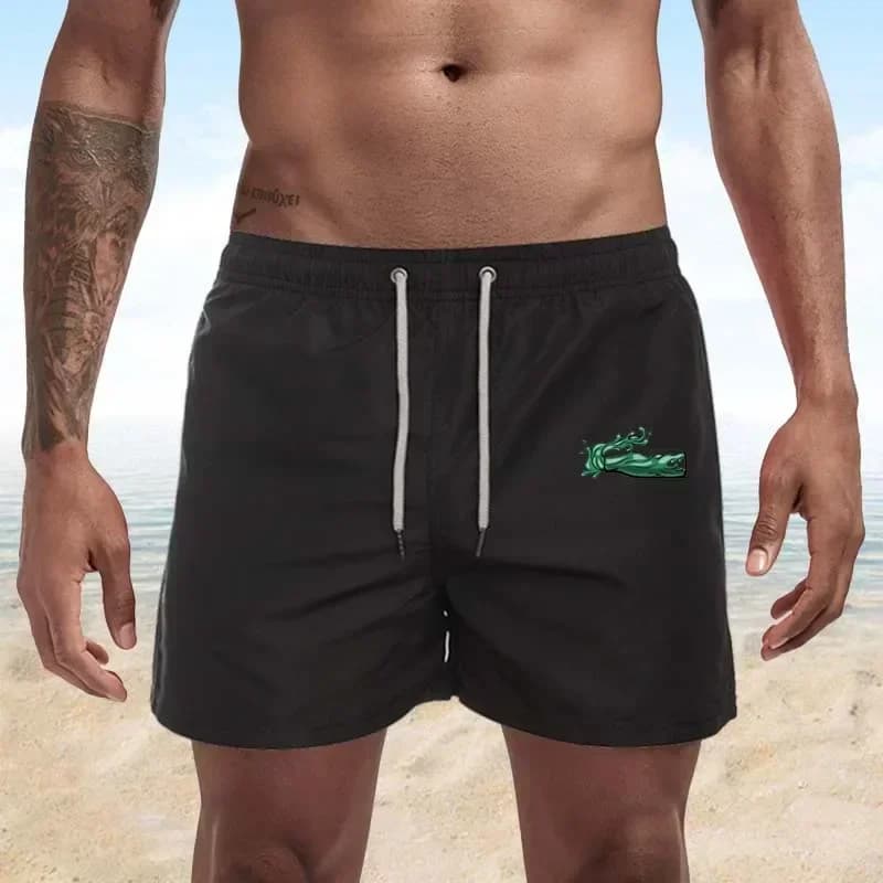 Pantaloncini da uomo estivi 2024 pantaloncini da bagno estivi pantaloncini da Boxer da uomo pantaloncini da spiaggia tavola da surf pantaloni con coulisse da uomo S-4XL