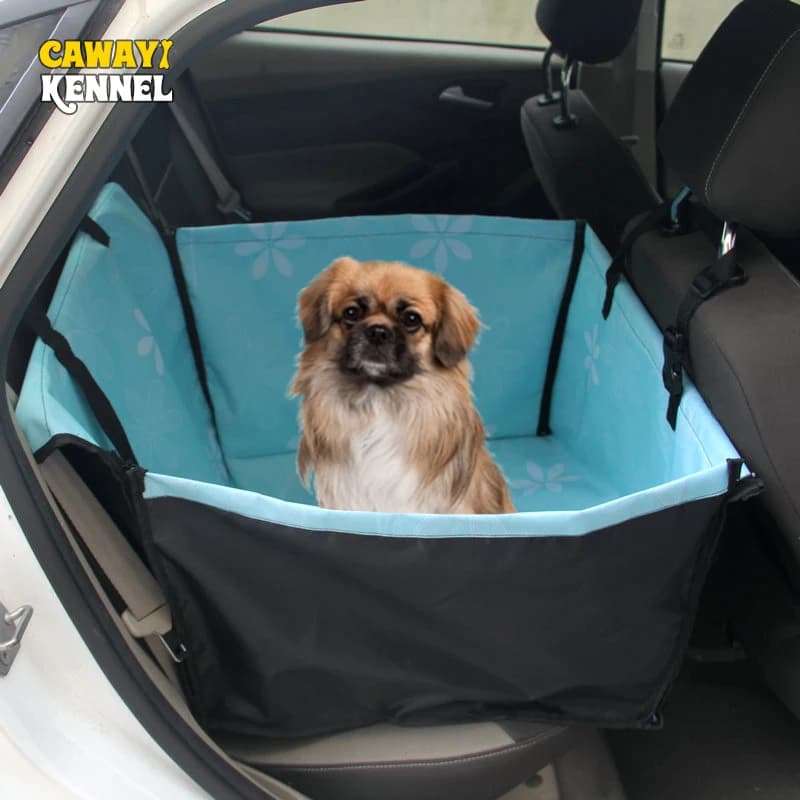 CAWAYI KENNEL Coprisedile per auto per cani e gatti, Tappetino, Coperta, Amaca posteriore, Protezione per il trasporto di animali domestici