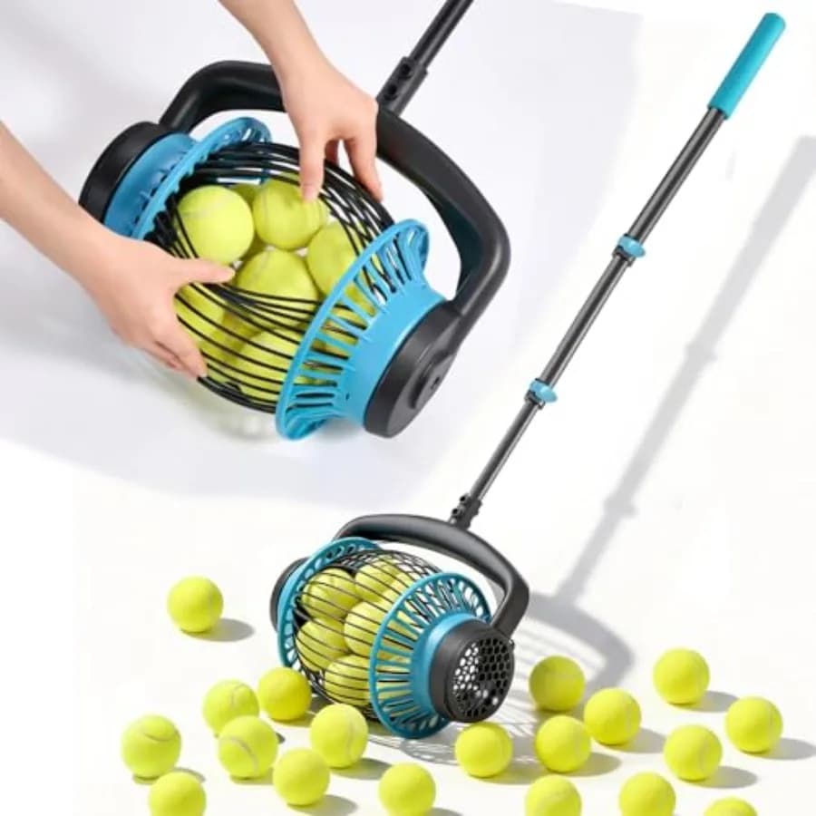 Rullo Portapalle da Tennis Portatile per Uso in Campo, in Poliestere Resistente, Colore Giallo Brillante, Design Anti-Piegatura per un Rapido Rotolamento