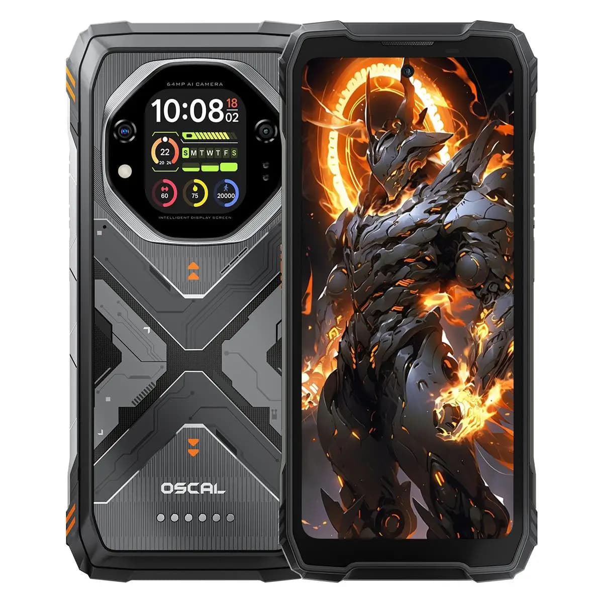 Blackview Oscal TANK 1 5G Smartphone Robusto 6.78" 2.4K 120Hz 20000mAh 55W 12GB+256GB / 16GB+512GB Fotocamera 64MP Android 15 NFC
