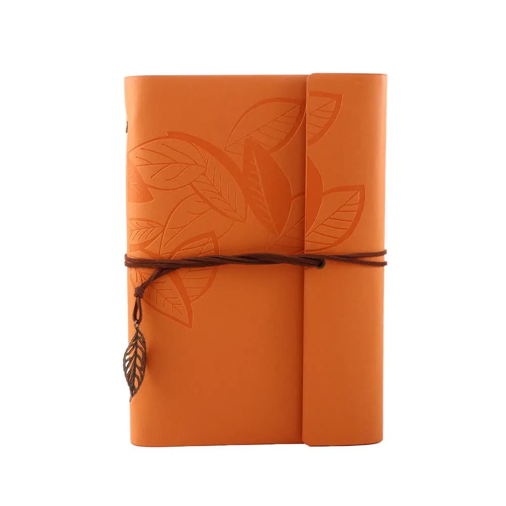 Student Gift Retro Notepad Diary Loose leaf Journal Kraft Paper Replaceable Vintage Notebook PU Leather Spiral Note Book