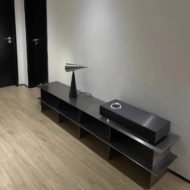 Mobile TV con Caminetto Integrato, Supporto Rialzato per Monitor, Salvaspazio, Arredamento Moderno per Soggiorno, Supporto TV Mobile da Parete Homcom
