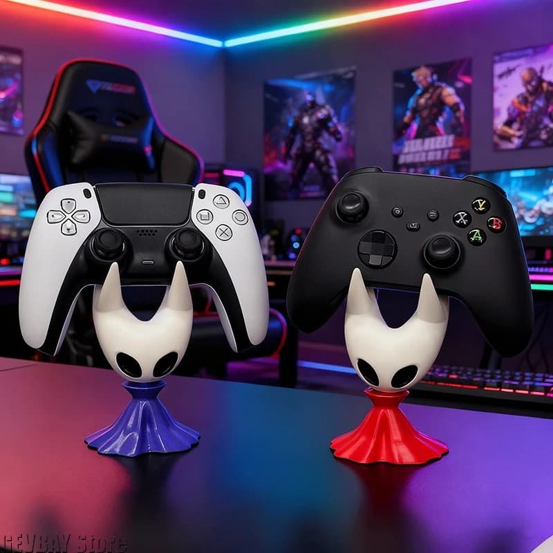 Supporto per Controller di Gioco per PS5/PS4 Switch Xbox, Base Universale con Supporto per Telefono, Decorazione da Scrivania, Regalo per Gamer
