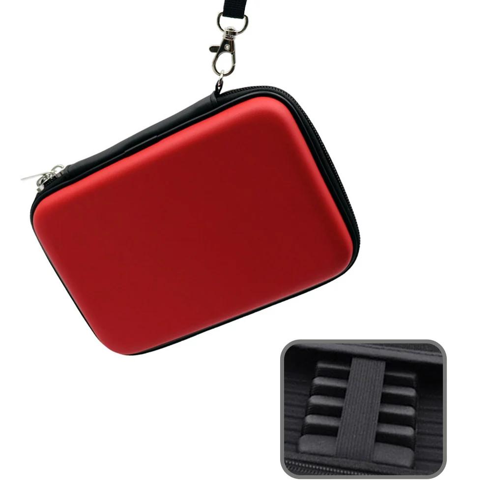 Borsa Porta Punte per Freccette Professionali, Custodia da Viaggio Rossa per Accessori Freccette
