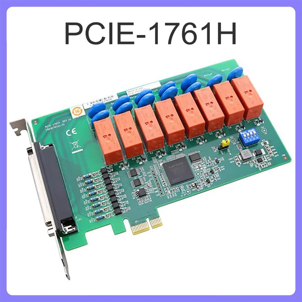 Scheda di controllo del movimento della scheda di ingresso digitale isolata con relè a 8 canali per scheda di acquisizione Advantech PCIE-1761H