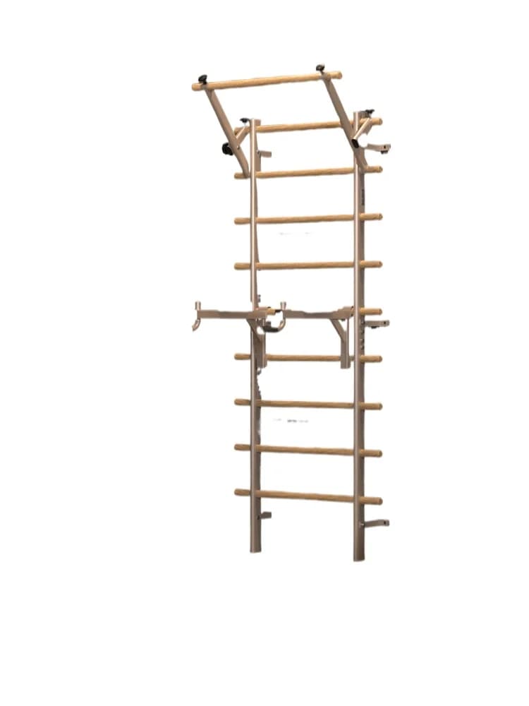 Wooden Frame Parallel Bar Traction Frame Multifunctional Rehabilitation Training Frame for Yoga Stretching
