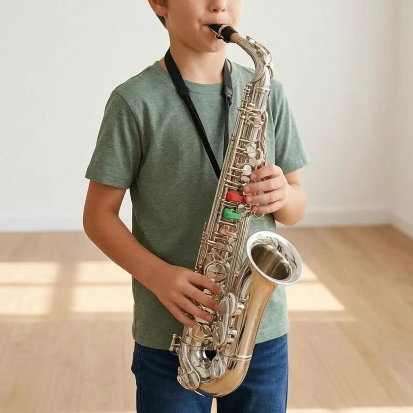 Children Music Horn Vibrant Toy Saxophone Musical Prop for Kids Party Creative Dress-up and Stage