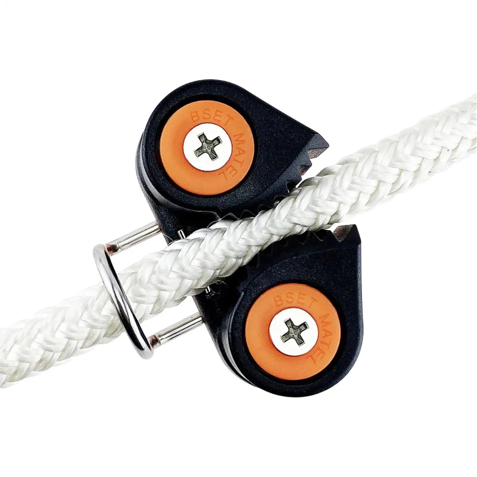 Durable Ball Bearings Nylon Rope Clamp With Leading Rings Marine Hardware Fast Entry Cam Cleat Kayak Boat Cleats Kayak Cam Cleat