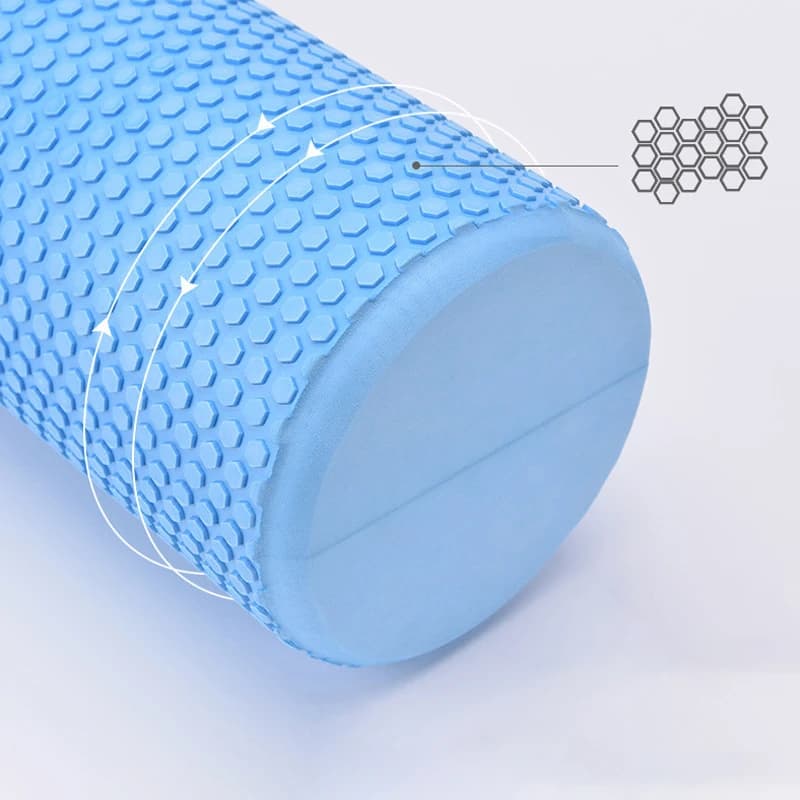 Pressure Point Roller 45*15cm, EVA Foam Yoga Column, for Muscular Massage, Pilates Professional Exercises, Auxiliary Tools