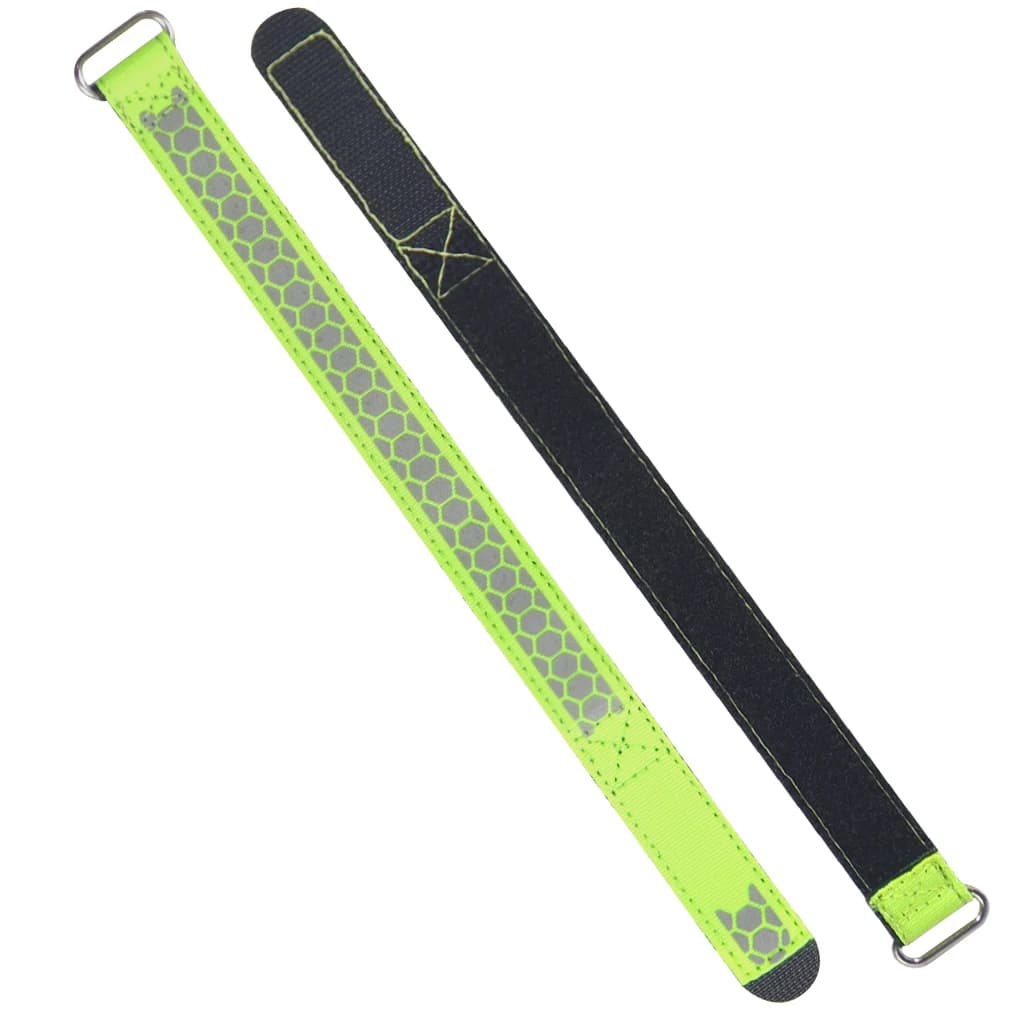 2 pezzi riutilizzabili gancio loop cinghie batteria nastro di fissaggio colorato inverso fascette autoadesive fascette avvolgenti fascette fisse strumento DSLR