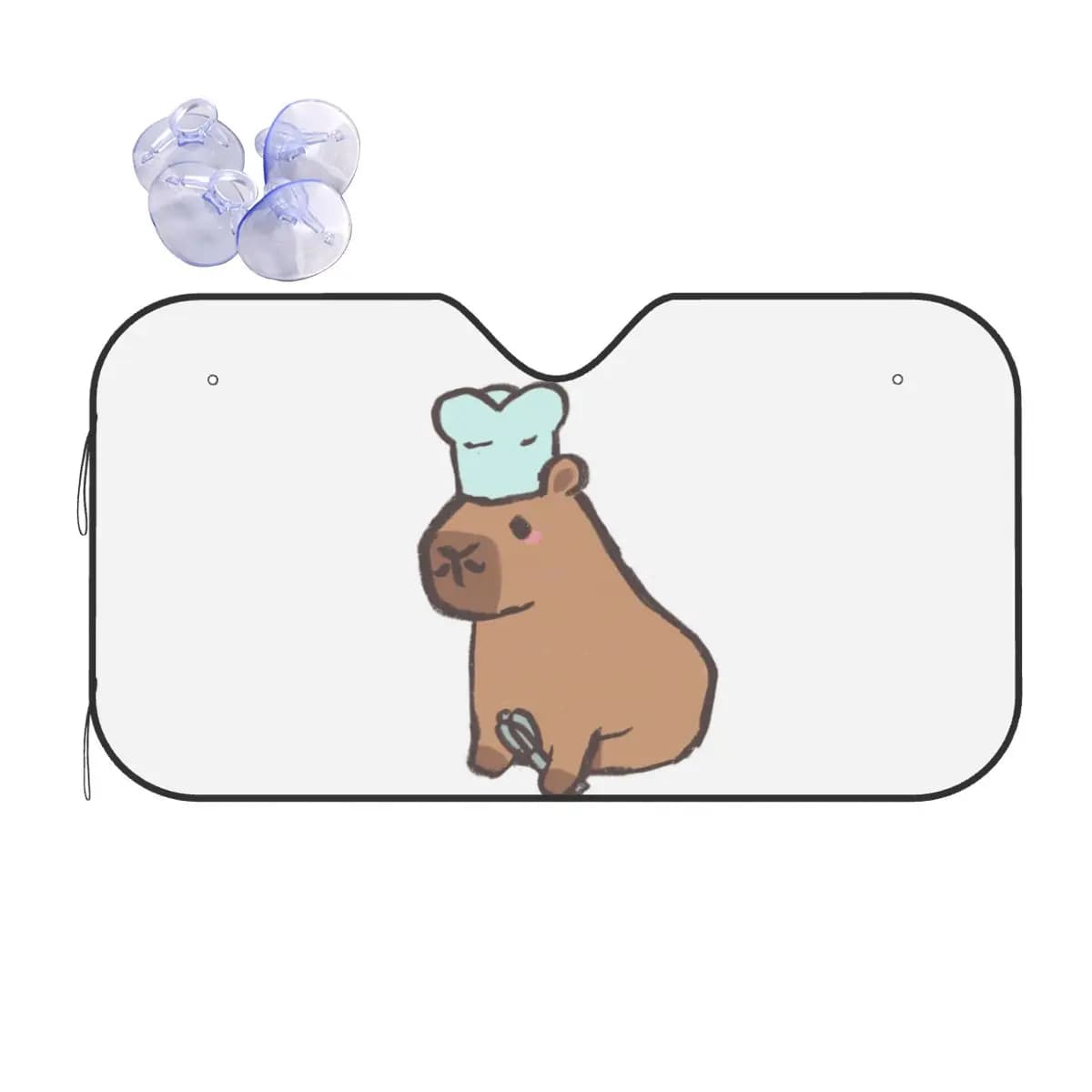 Chef Capybara Parasole Parabrezza Parabrezza anteriore per auto Finestra Visiera parasole Accessori Coperture