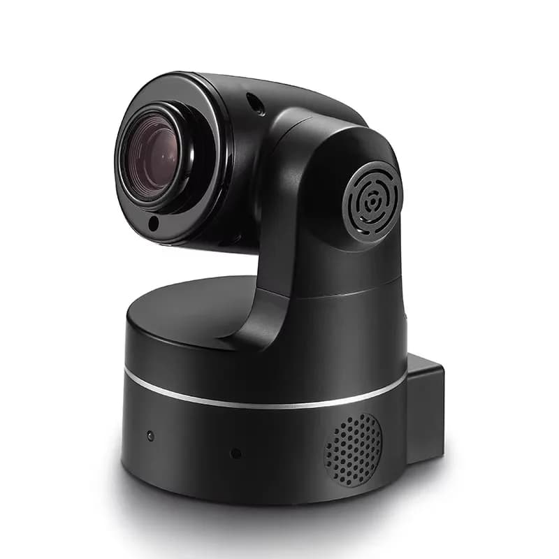 Webcam USB Full HD 1080P con Zoom Ottico 4X per PC, Sistema di Videocamera per Conferenze Audio-Video con Funzione di Votazione