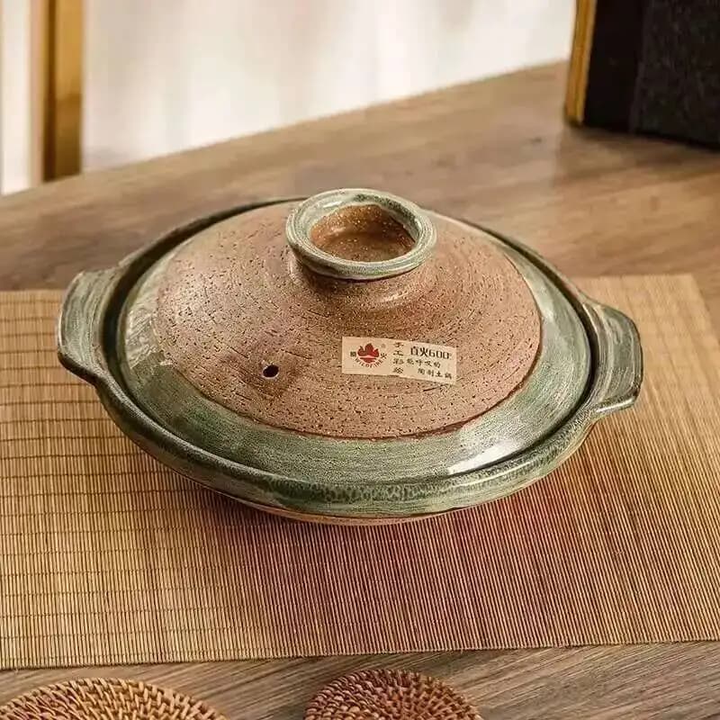 Japanese clay stew pot domestic gas casserole soup pan on open fire pan little deep rice pot ceramic gas cooker