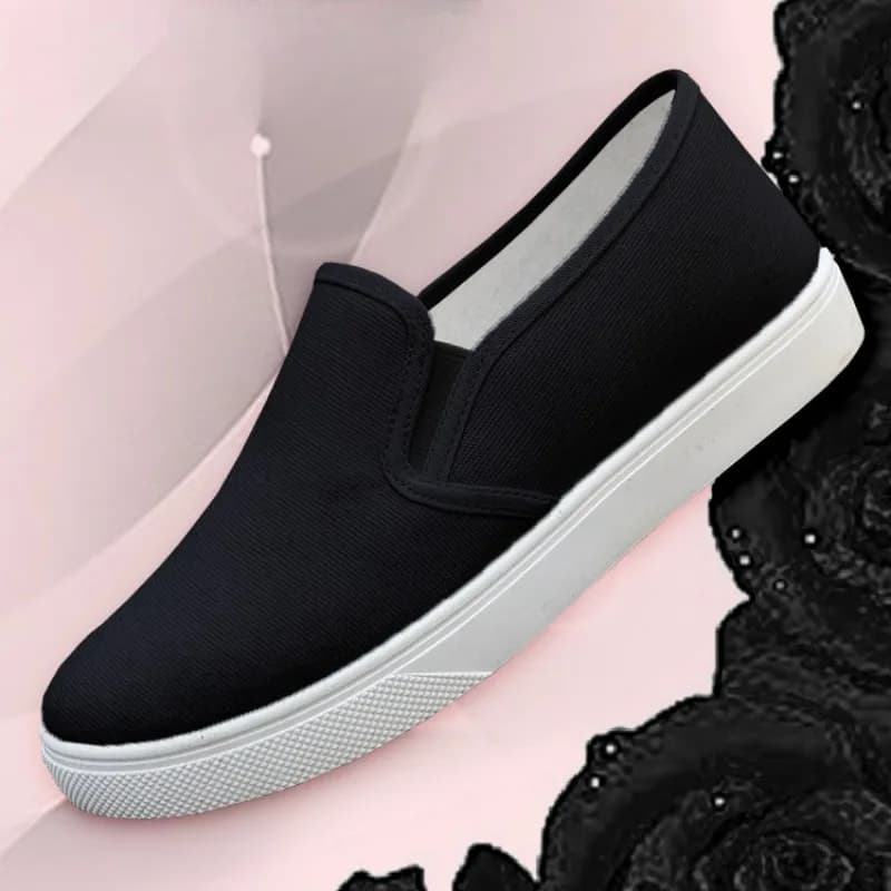 Summer New Slip-On Canvas Shoe Breathable Casual Loafers Lightweight Comfortable Flat Sneakers Daily Man Shoes Zapatos De Mujer