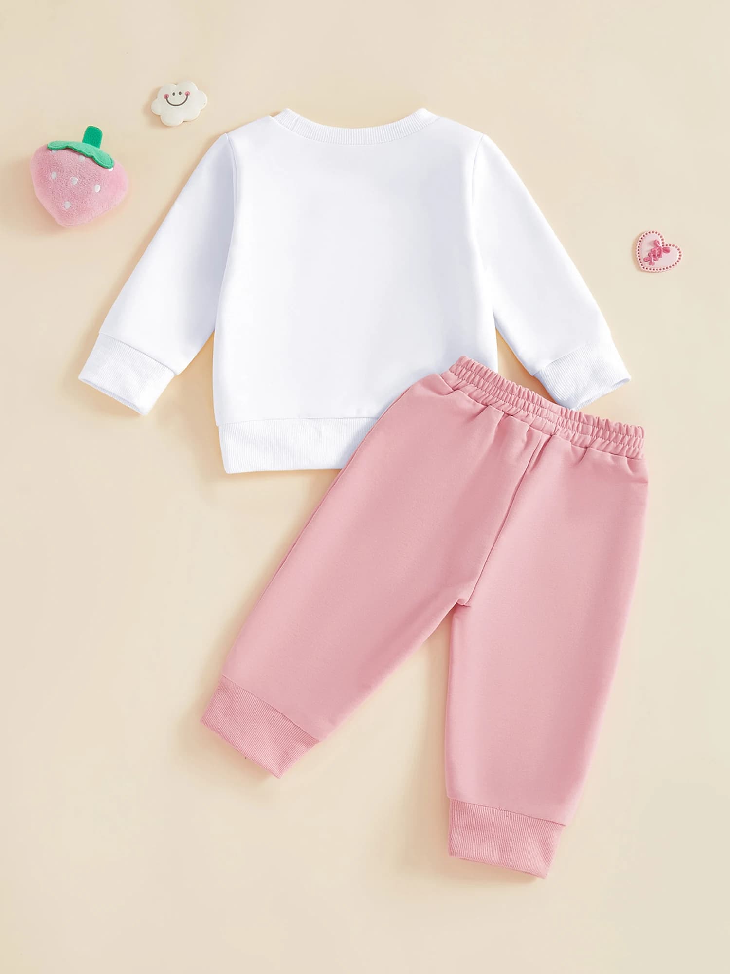 Set di vestiti autunnali per bambina carina con stampa floreale, maniche con volant, gonna con bretelle e fiocco, set di 2 pezzi