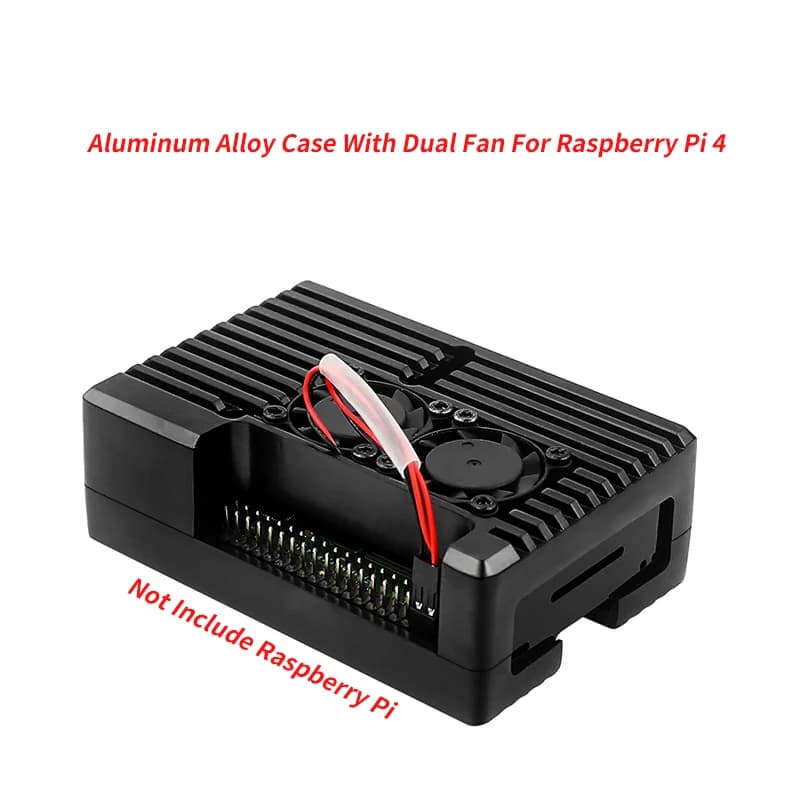 Raspberry Pi 4 aluminum alloy housing with passive active protective shell for Raspberry Pi 4