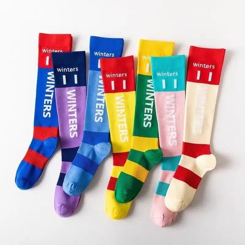 Women's Graduated Compression Socks 15-20mmHg for Running, Fitness, Corda Salt, Marathon, Antibacterial and Breathable