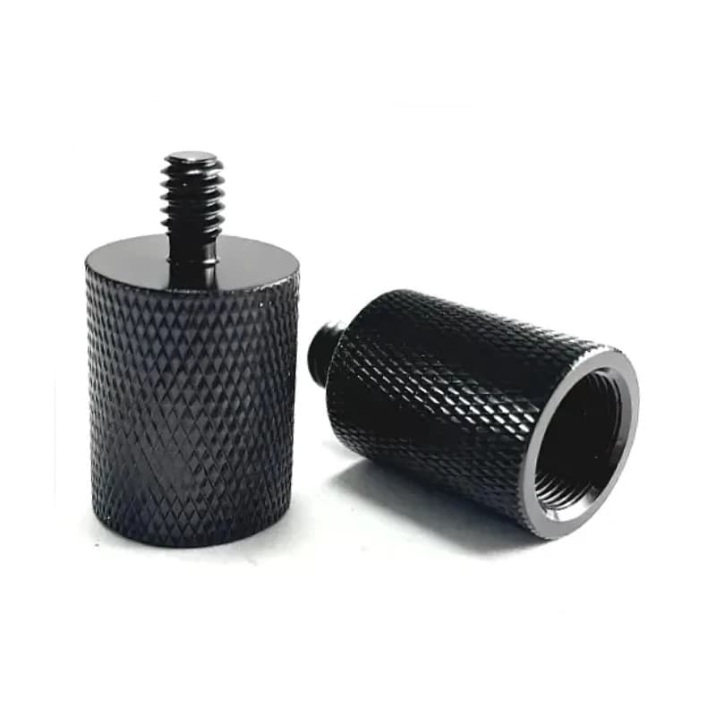 Adattatore a vite per microfono da 1/4 e 3/8 M a 5/8 F per accessori supporto microfono, streaming live, treppiede e attacco anti-shock
