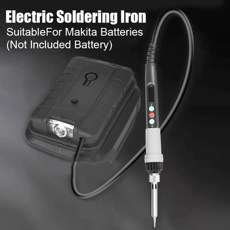 Saldatore elettrico adatto per batterie Makita (senza batteria) Strumento per la riparazione di circuiti stampati Temperatura regolabile 200-480 ℃