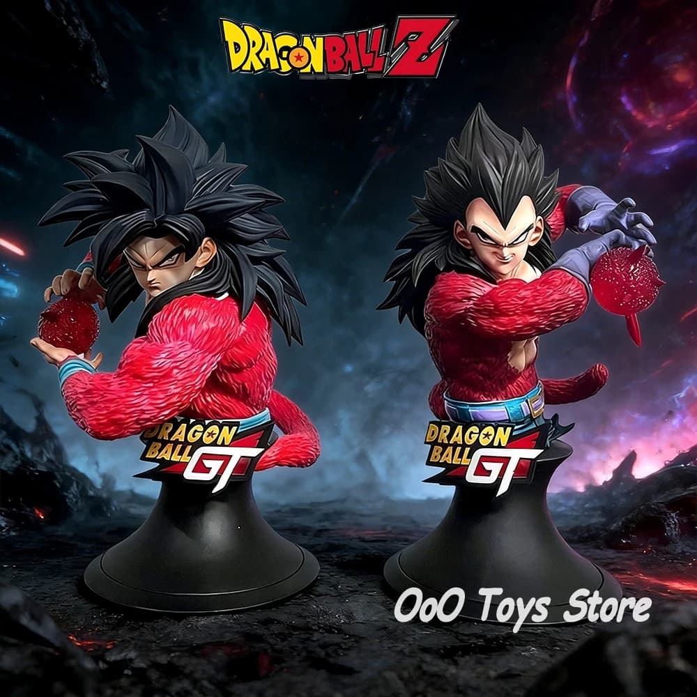 Statuetta Anime Dragon Ball Z da 24cm/9.45in, Personaggi Vegeta e Son Goku, Action Figure in PVC, Decorazioni da Scrivania, Regali per Bambini, Giocattoli