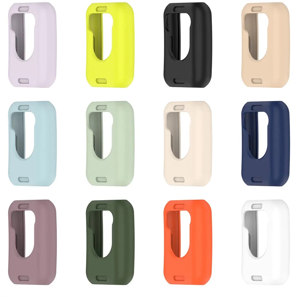Custodia in silicone per Huawei Band 11 / 11 NFC SmartWatch, resistente all'usura, anti-caduta, delicata sulla pelle, morbida, protettiva, a mezza copertura.