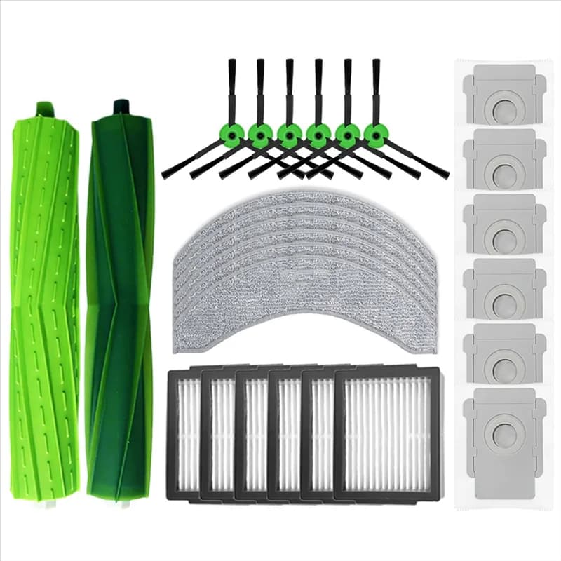 AT63-Per Irobot Roomba Combo J9 + Robot Aspirapolvere Sacchetto per la polvere Tamburo Spazzola laterale Mop Filtro in tessuto Robot Aspirapolvere Accessori