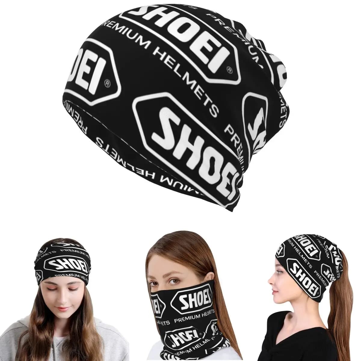 Bandana Shoei per Caschi da Moto, Copricollo, Sciarpa Multifunzione, Maschera Facciale, Berretto Unisex per Adulti, Tutte le Stagioni