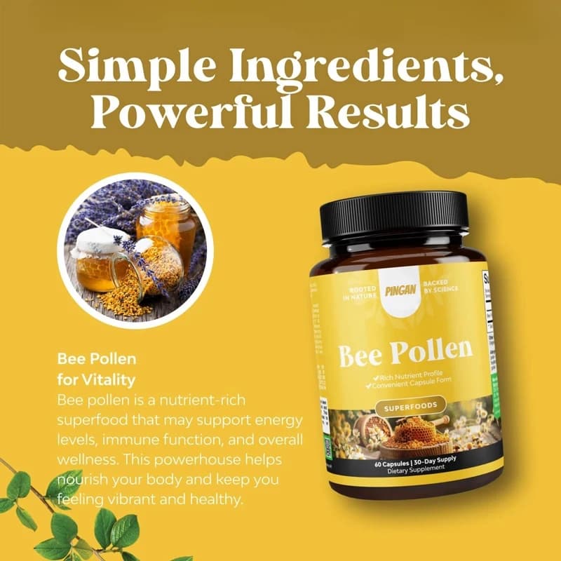 1000 milligrams for bee pollen supplement: bee pollen capsules as well as containing naturally take vitamins, minerals, enzymes