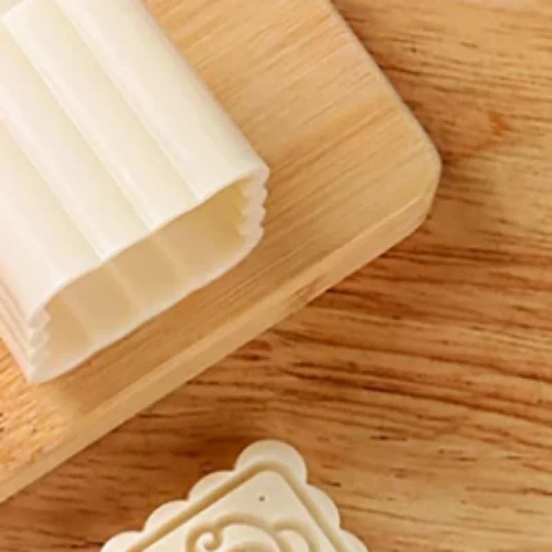 5Pcs/Set Chinese Style Mooncake Mold Hand Press Cake Mold Stamps Mid-Autumn Festival Pastry Mold Cake Decoration Baking Tools