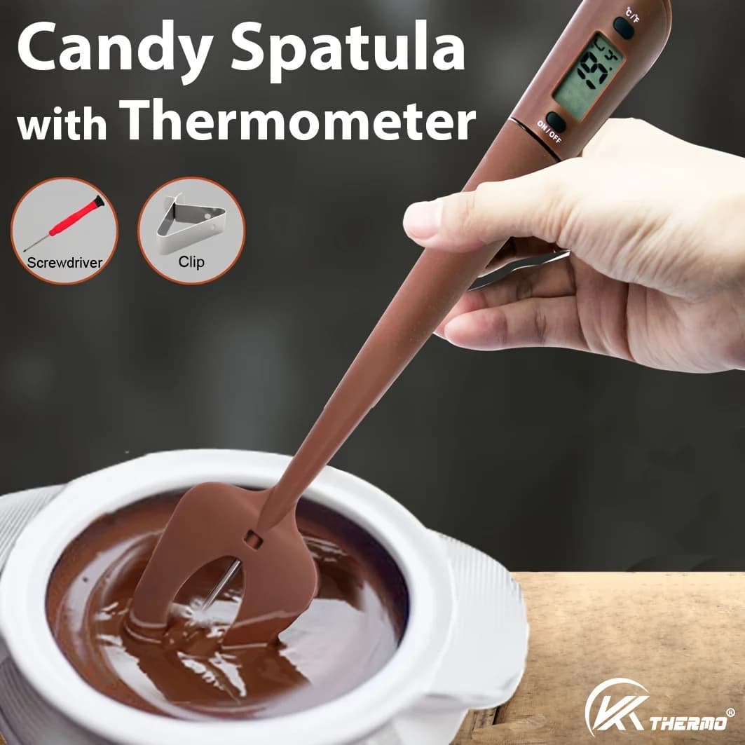 Spatola digitale per caramelle con termometro per dolciumi/zucchero/caramelle termometro per torta di carne strumento per termometro per latte