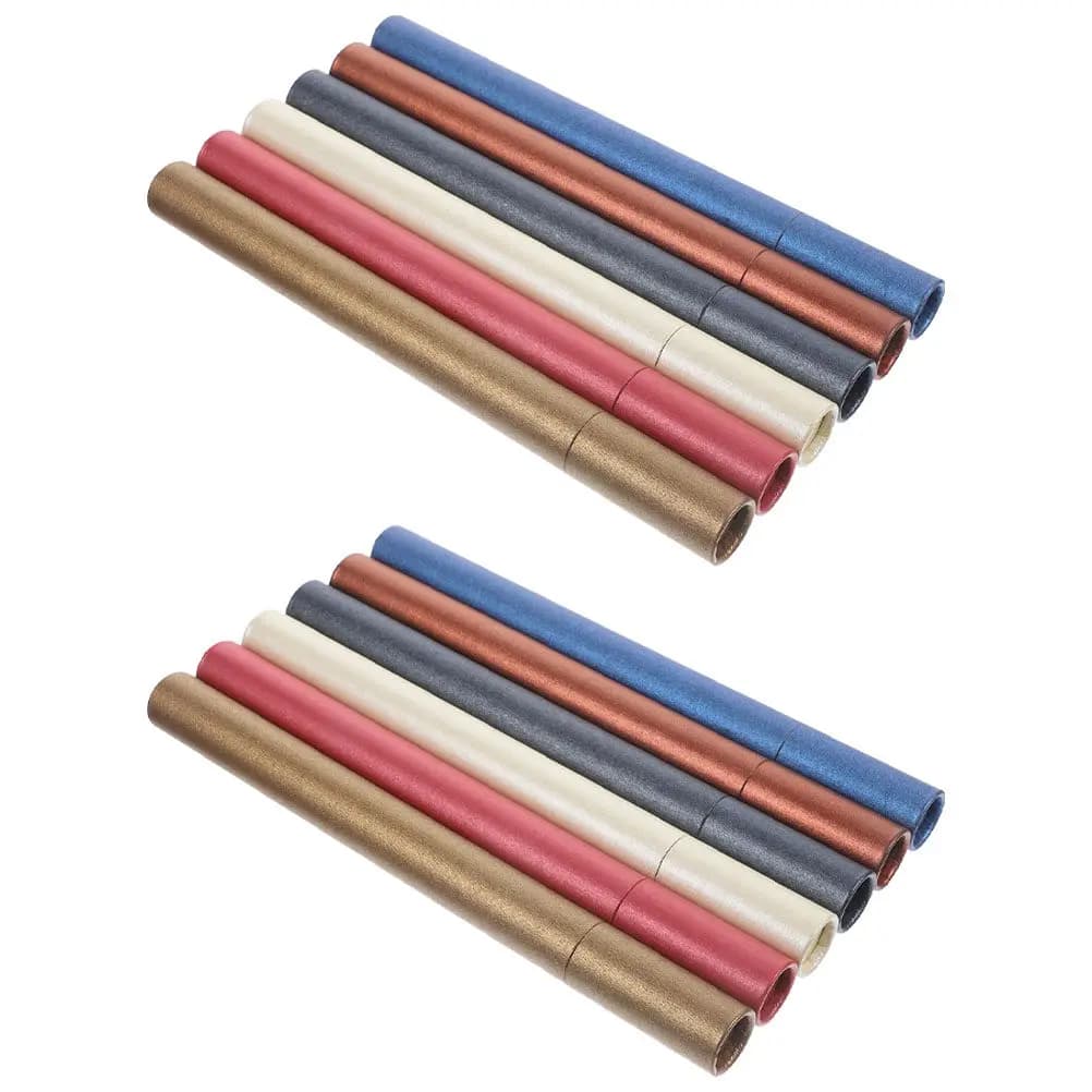 Tubo porta incenso portatile da 12 pezzi, contenitore profumato per meditazione, yoga, ufficio, decorazioni per la casa, custodia per bruciatore