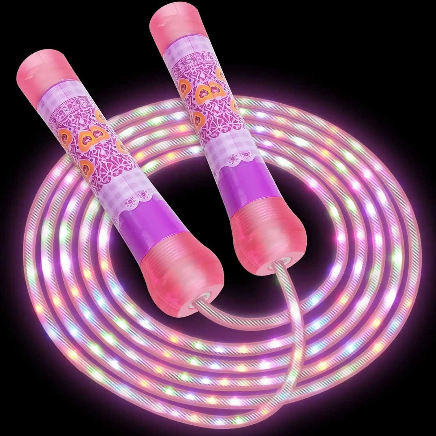 Adjustable Fitness and Weight Loss Luminous Jumping Corda - Lamping Exercises Racing