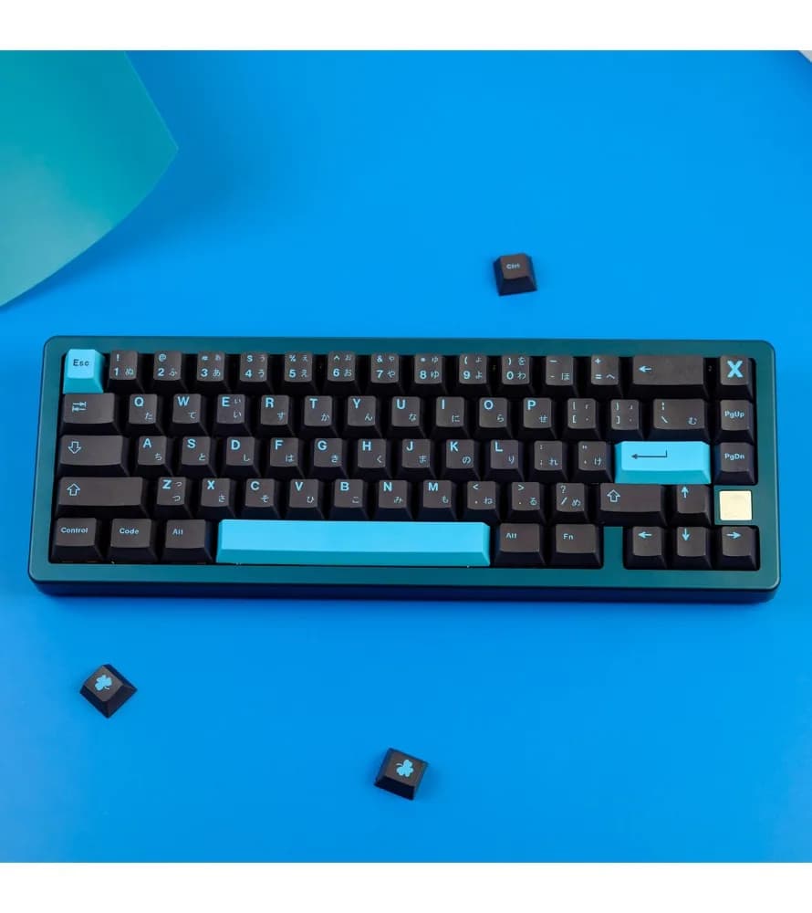Keycaps Sublimation Mechanical Keyboards for Customization Minimalist Black and White Keycaps PBT Original Height