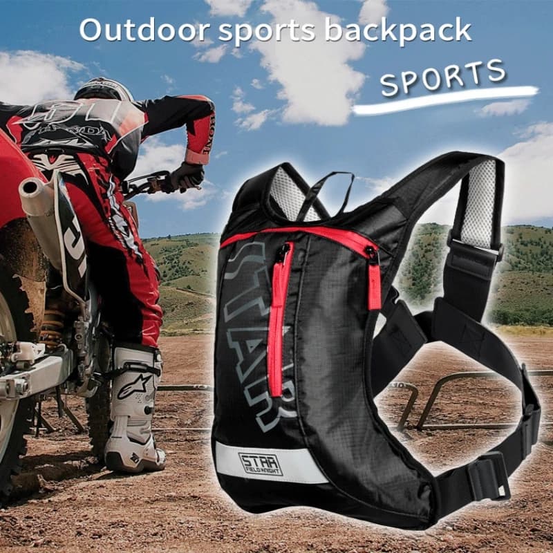 Motorcycle Bag Cycling Hydration Backpack Lightweight Breathable Riding Equipment Outdoor Sports Gears Pack 2L Water Storage Bag